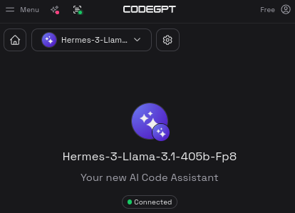 CODEGPT connected
